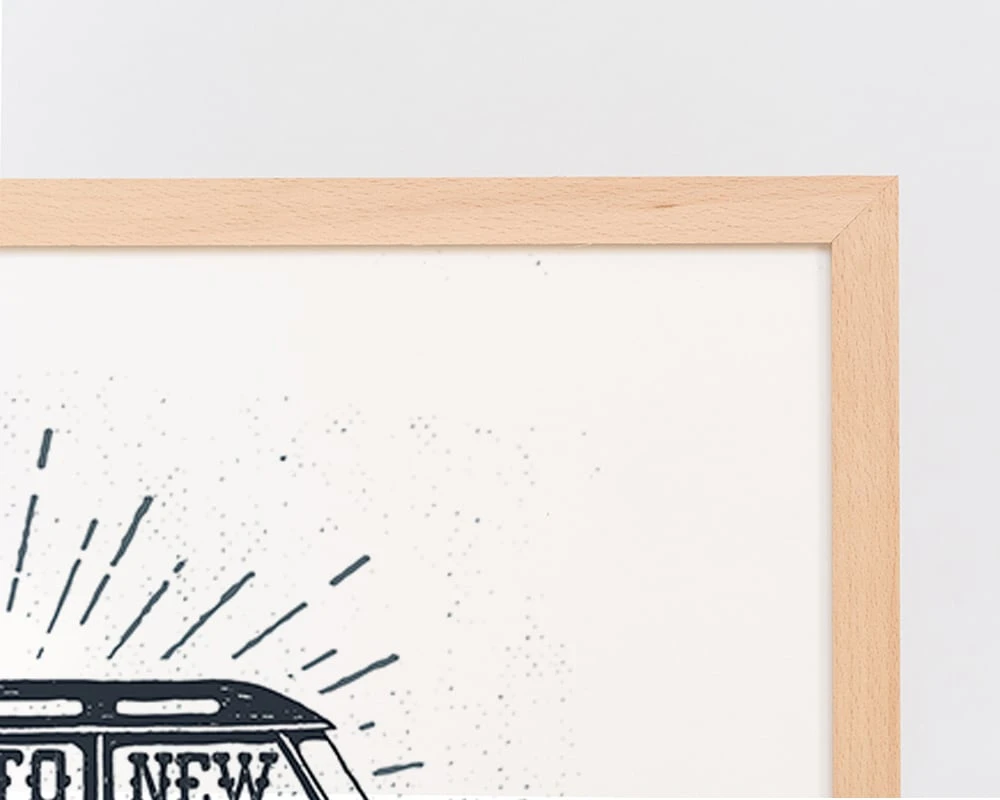 Wandbild " Sag Ja Zu Neuen Abenteuern " In Naturell 6 Wandbild " Sag Ja Zu Neuen Abenteuern " In Naturell – Bild 4