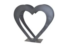 Herzregal Aus Eisen Herz In Anthrazit