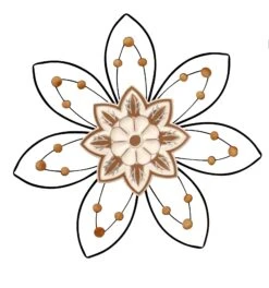 Wanddekoration Astrid In Schwarz/naturfarben