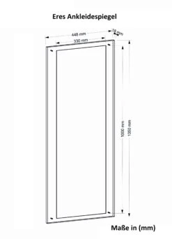 Ankleidespiegel Eres Weiß 10 Ankleidespiegel Eres Weiß -Heimdekoration moebel17 ankleidespiegel eres weiss 3