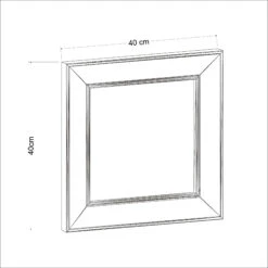 Spiegel Chill 3er 40x40cm Gold -Heimdekoration moebel17 spiegel chill 3er 40x40cm gold 5