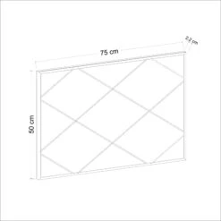 Spiegel Vocal Rechteckig 50x75cm -Heimdekoration moebel17 spiegel vocal rechteckig 50x75cm 5