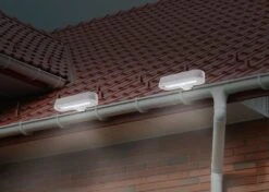 LED 2er-Set Dachrinnenleuchte Mit Solar In Weiß 14 LED 2er-Set Dachrinnenleuchte Mit Solar In Weiß -Heimdekoration nave led 2er set dachrinnenleuchte mit solar in weiss 3