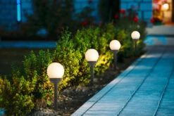 LED Kugelerdspiess 8er Set In Anthrazit -Heimdekoration nave led kugelerdspiess 8er set in anthrazit 8