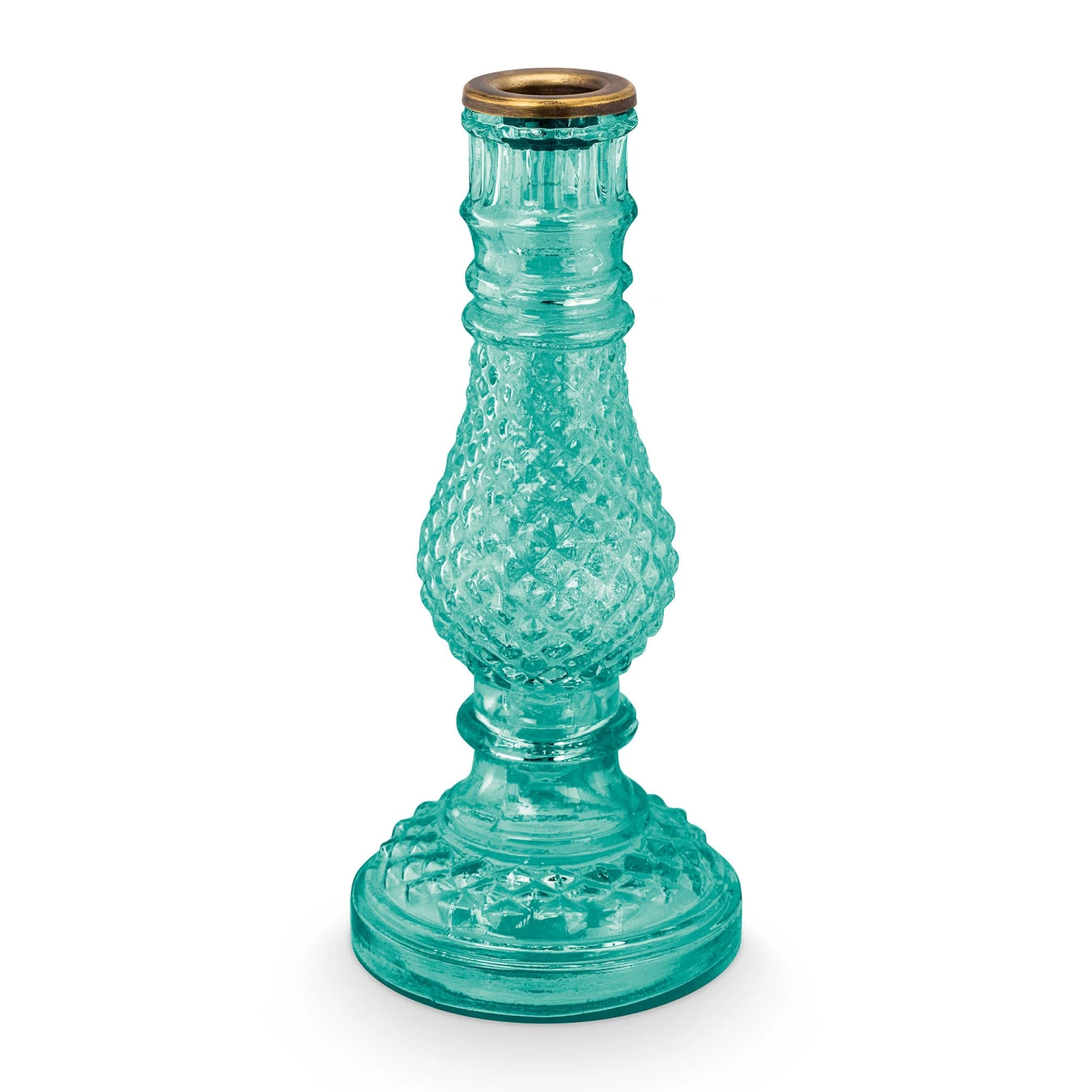 Pip Studio Kerzenstaender "Set/2 Glass Blue" In Blau 5 Pip Studio Kerzenstaender "Set/2 Glass Blue" In Blau – Bild 3