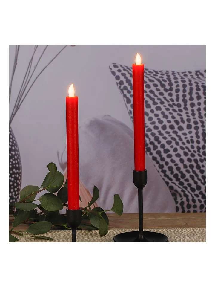 LED-Kerzen In Warmweiß - 2 Stück 3 LED-Kerzen In Warmweiß - 2 Stück