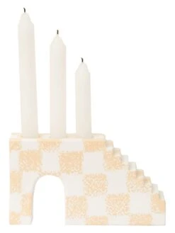 Kerzenhalter "Scala" In Beige - (B)19 X (H)10,5 X (T)4,5 Cm -Heimdekoration really nice things kerzenhalter scala in beige b 19 x h 10 5 x t 4 5 cm 6