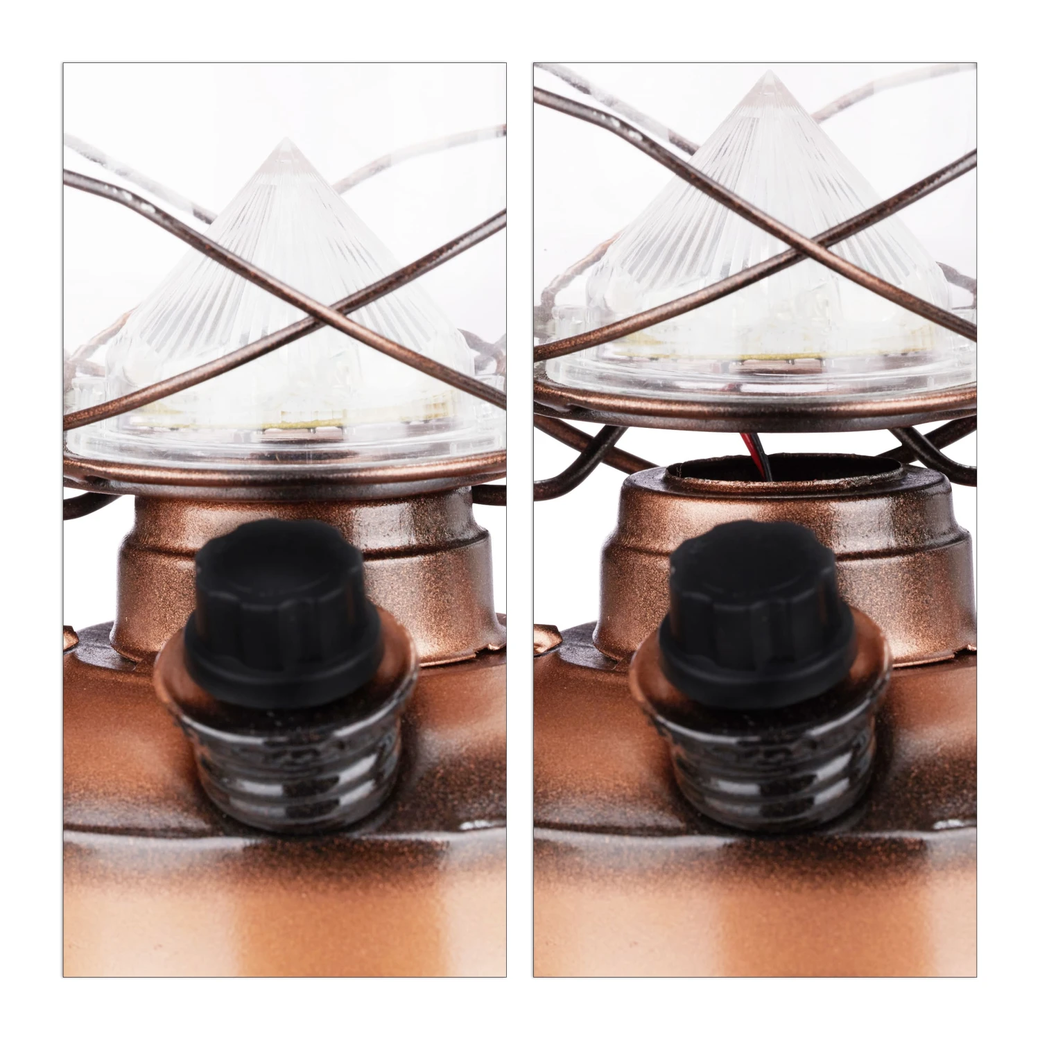 10x Sturmlaterne LED In Kupfer 9 10x Sturmlaterne LED In Kupfer – Bild 7