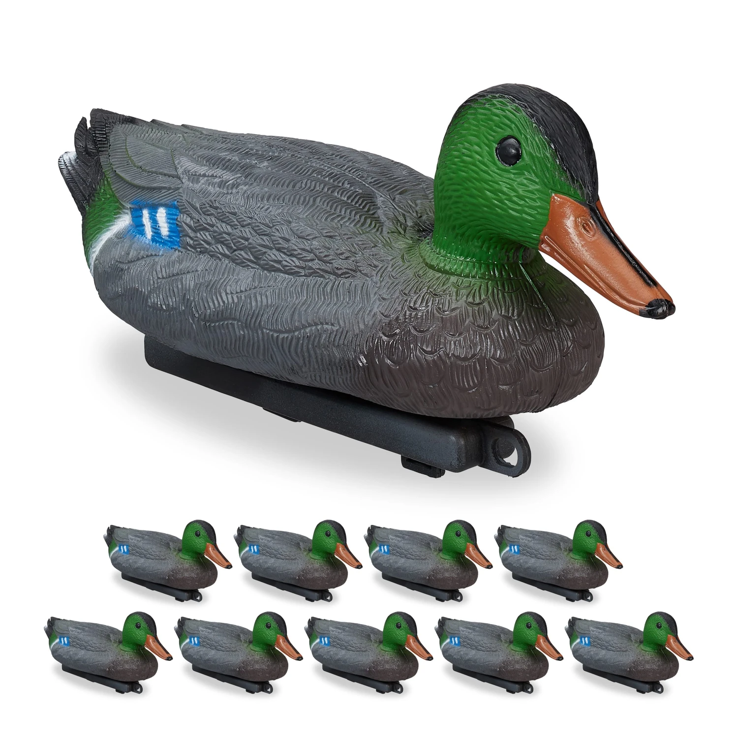 10x Teichente In Mehrfarbig 3 10x Teichente In Mehrfarbig