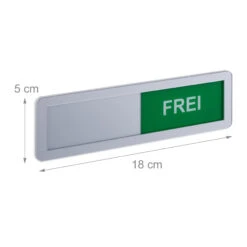 2 X Türschild "Besetzt Frei" In Rot/ Grün 13 2 X Türschild "Besetzt Frei" In Rot/ Grün -Heimdekoration relaxdays 2 x turschild besetzt frei in rot grun 3