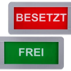 2 X Türschild "Besetzt Frei" In Rot/ Grün 15 2 X Türschild "Besetzt Frei" In Rot/ Grün -Heimdekoration relaxdays 2 x turschild besetzt frei in rot grun 5