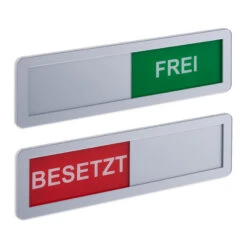 2 X Türschild "Besetzt Frei" In Rot/ Grün 17 2 X Türschild "Besetzt Frei" In Rot/ Grün -Heimdekoration relaxdays 2 x turschild besetzt frei in rot grun 7
