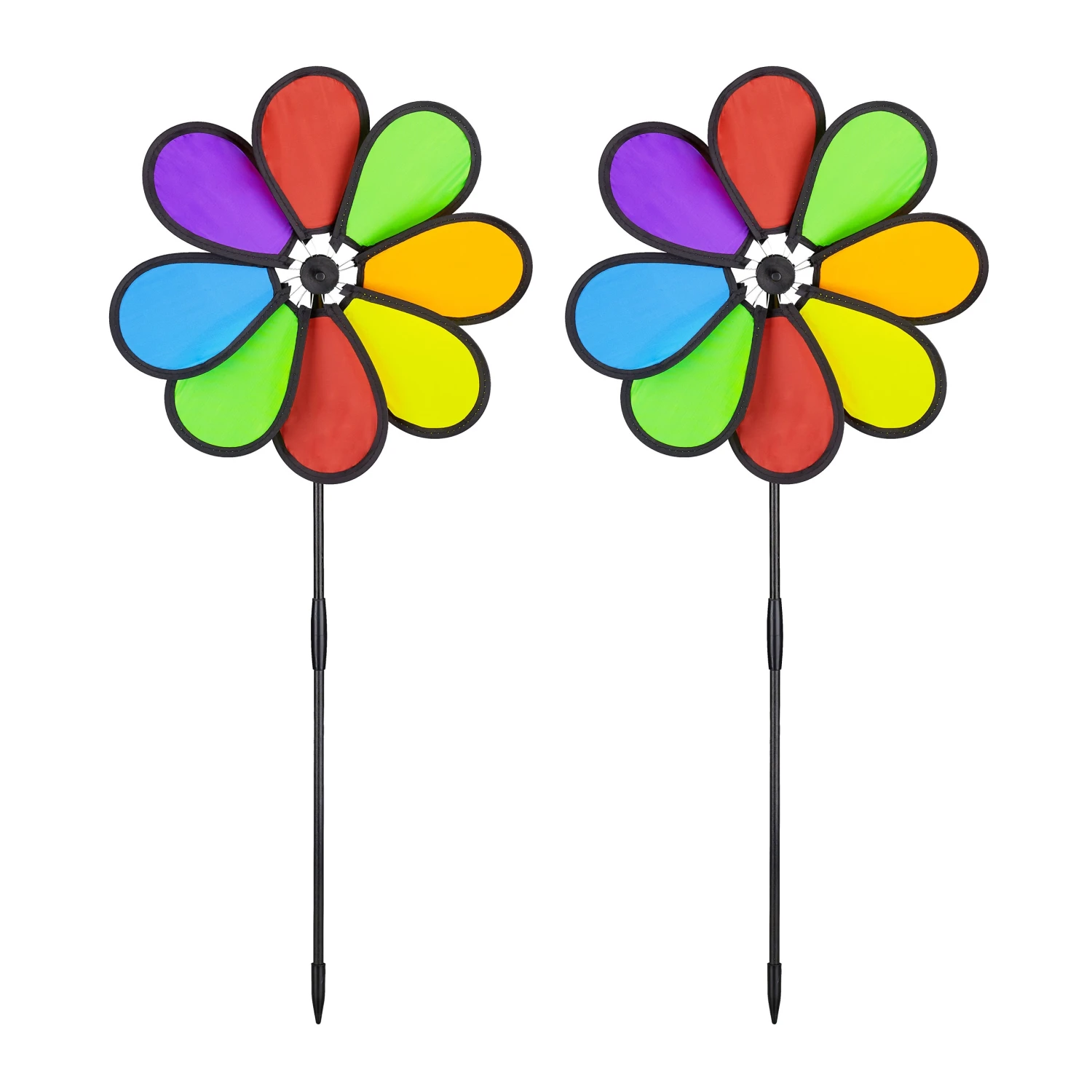 2 X Windrad In Bunt - (B)31 X (H)72 X (T)6,5 10 2 X Windrad In Bunt - (B)31 X (H)72 X (T)6,5 – Bild 8