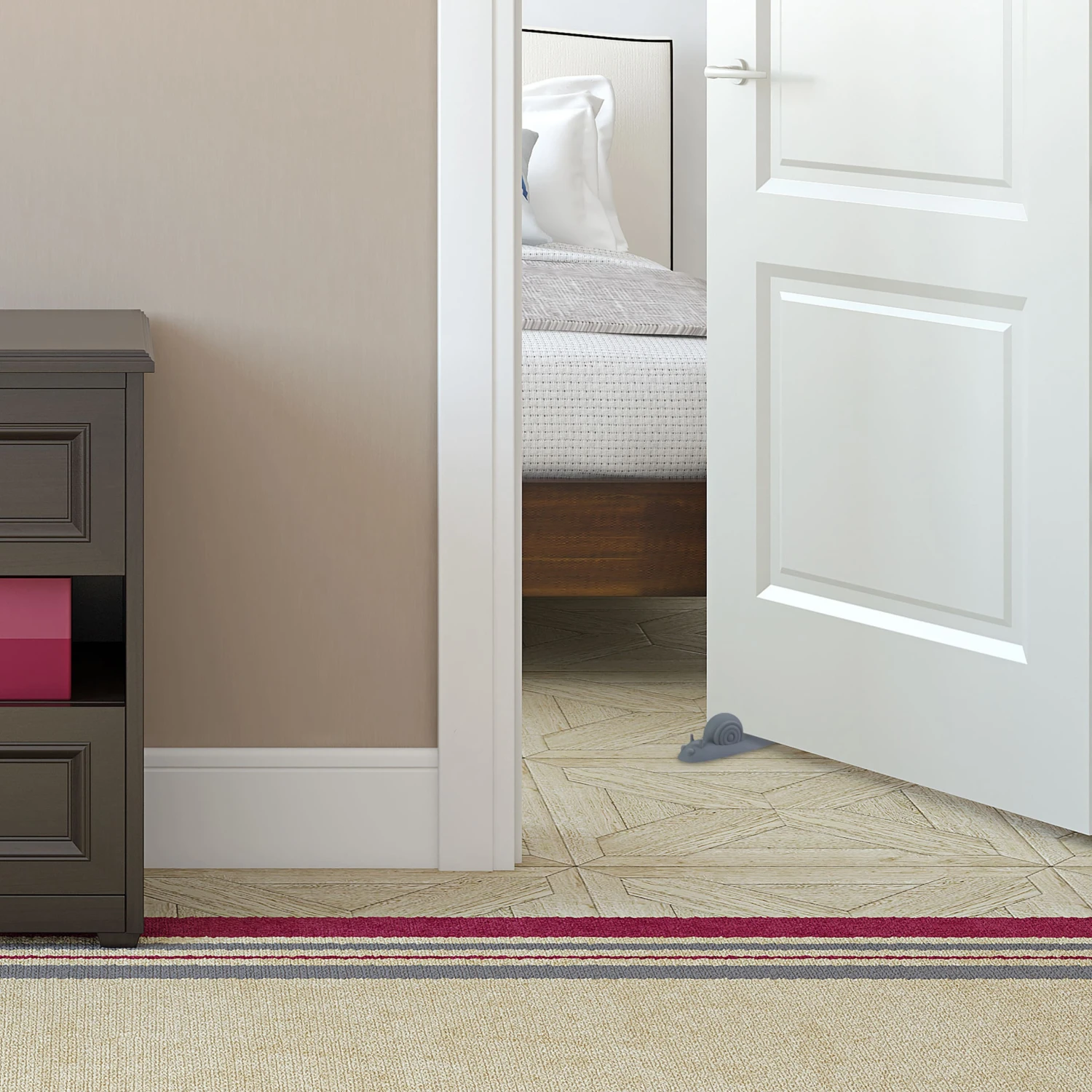 20x Türstopper "Schnecke" In Weiß 7 20x Türstopper "Schnecke" In Weiß – Bild 5