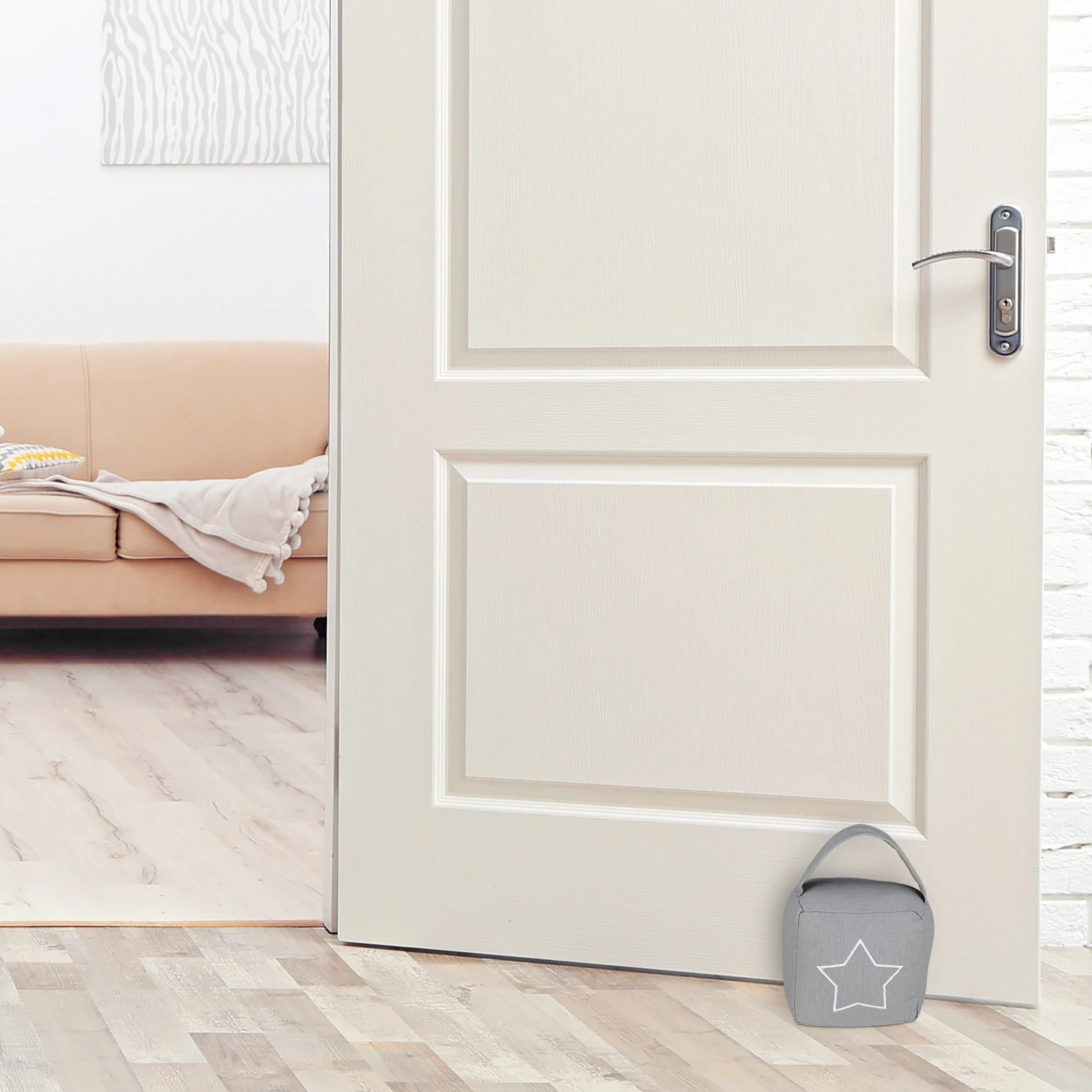 2x Türstopper "Sack" In Beige 7 2x Türstopper "Sack" In Beige – Bild 5