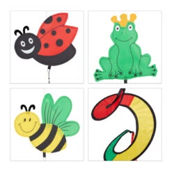 3 X Windspiel In Bunt -Heimdekoration relaxdays 3 x windspiel in bunt 5