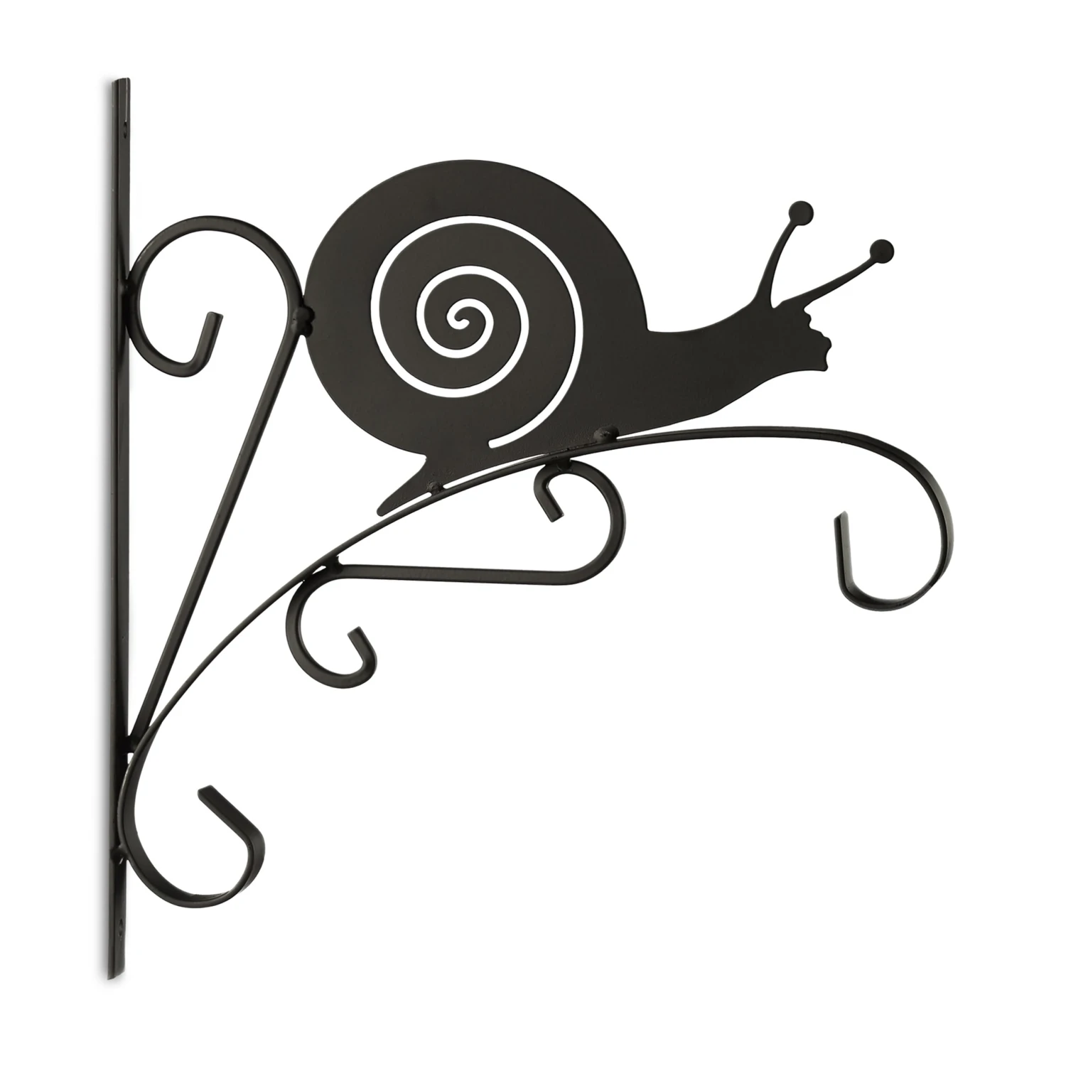 3x Blumenhaken "Tiere" In Schwarz 3 3x Blumenhaken "Tiere" In Schwarz