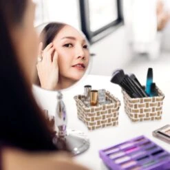 4x Aufbewahrungskorb In Weiß/ Braun -Heimdekoration relaxdays 4x aufbewahrungskorb in weiss braun 2