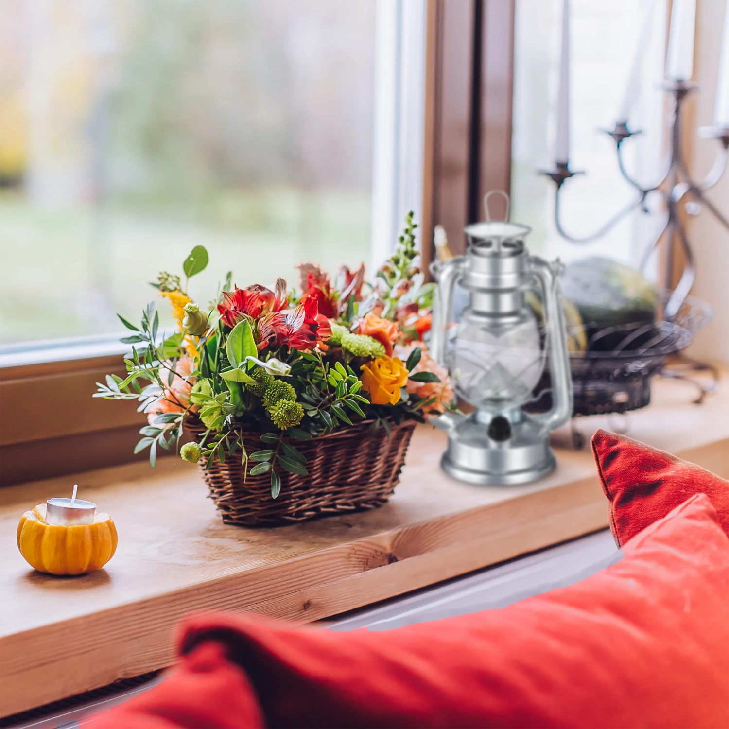 4x Sturmlaterne LED In Silber 5 4x Sturmlaterne LED In Silber – Bild 3