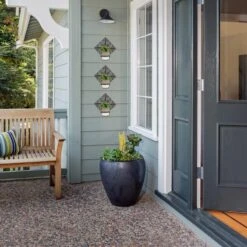 5 X Blumenhalter In Dunkelbraun - Ø 13 Cm 14 5 X Blumenhalter In Dunkelbraun - Ø 13 Cm -Heimdekoration relaxdays 5 x blumenhalter in dunkelbraun o 13 cm 4