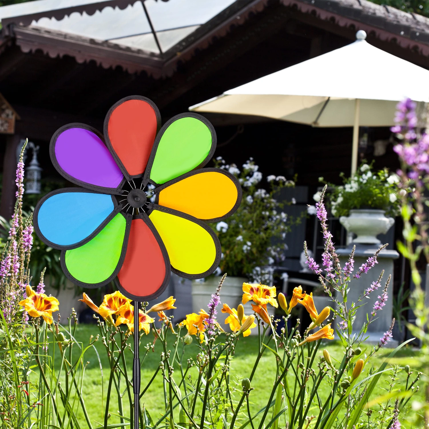 5 X Windrad In Bunt - (B)31 X (H)72 X (T)6,5 7 5 X Windrad In Bunt - (B)31 X (H)72 X (T)6,5 – Bild 5