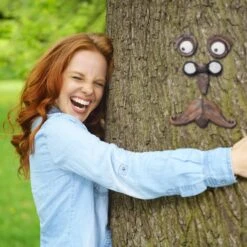 Baumgesicht Alter Mann In Braun/Weiß 11 Baumgesicht Alter Mann In Braun/Weiß -Heimdekoration relaxdays baumgesicht alter mann in braun weiss 2