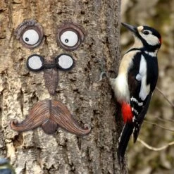 Baumgesicht Alter Mann In Braun/Weiß 13 Baumgesicht Alter Mann In Braun/Weiß -Heimdekoration relaxdays baumgesicht alter mann in braun weiss 4