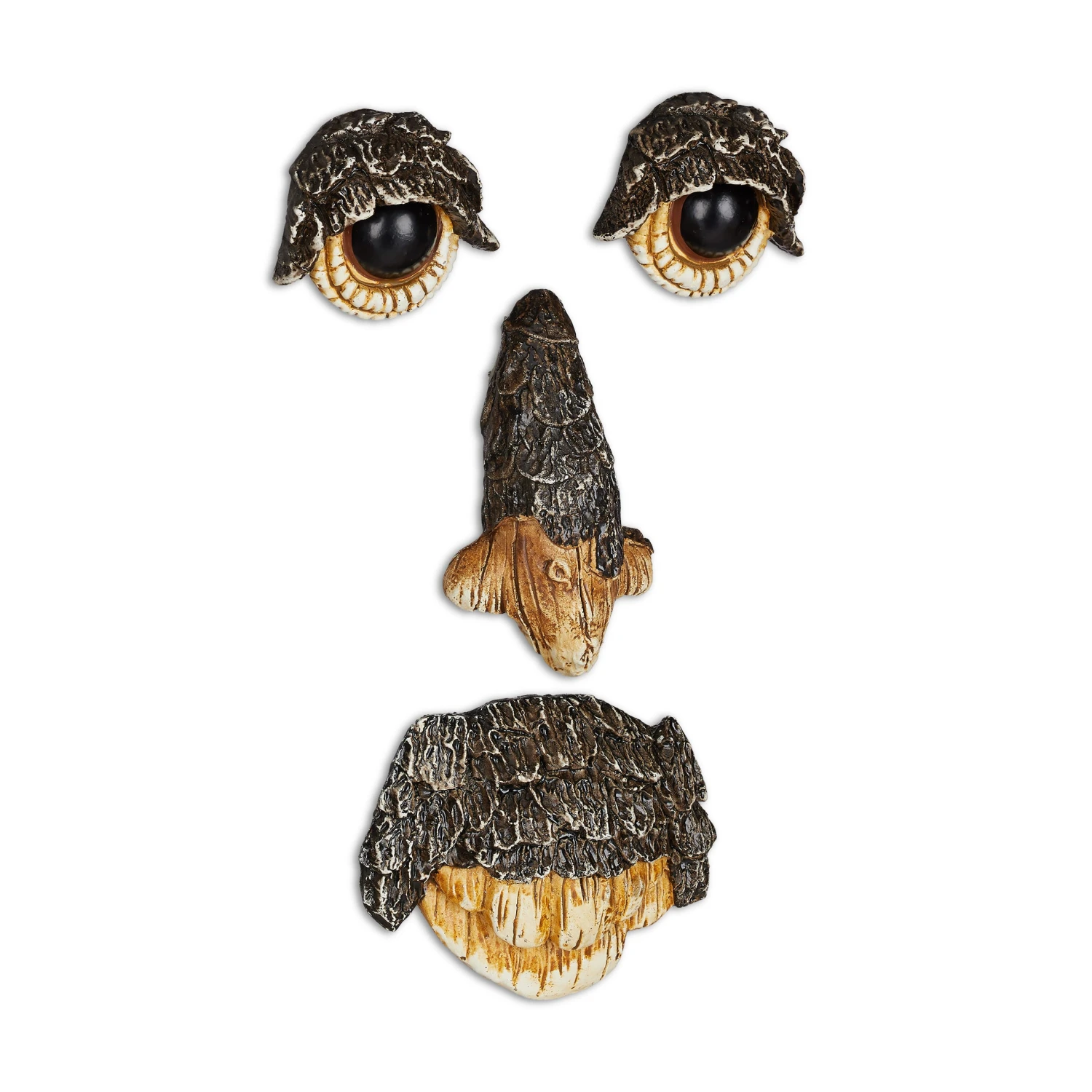 Baumgesicht Naturgeist In Braun/Beige 3 Baumgesicht Naturgeist In Braun/Beige