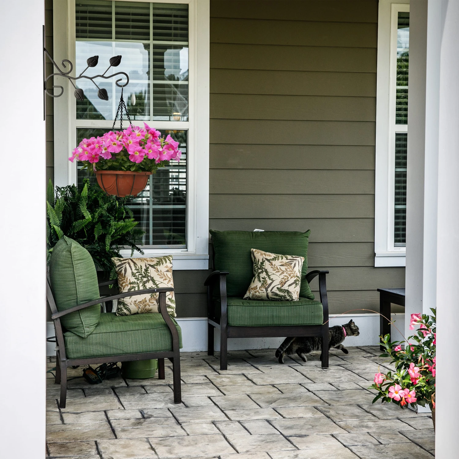 Blumenhaken "Schnecke" In Schwarz 6 Blumenhaken "Schnecke" In Schwarz – Bild 5