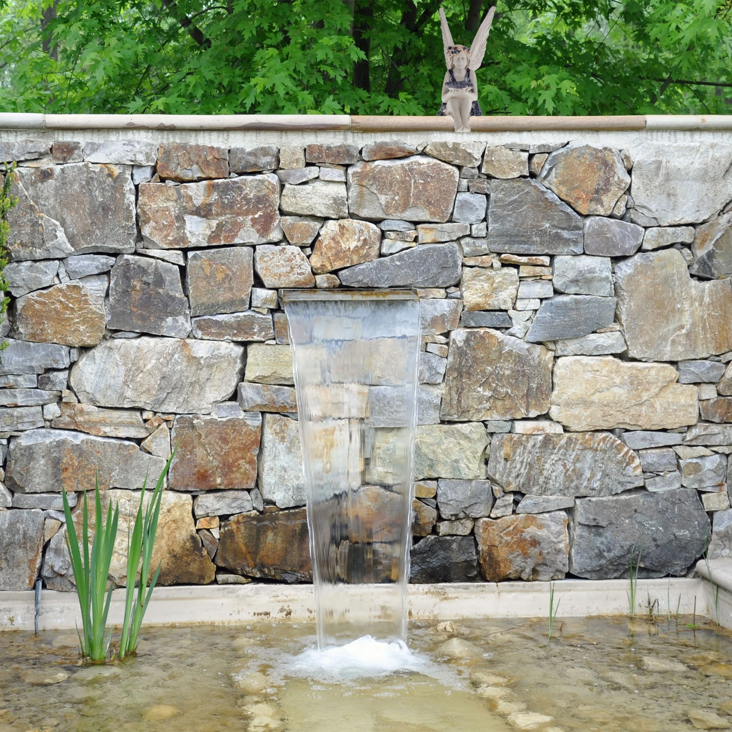 Garten Fee In Blau/ Beige 7 Garten Fee In Blau/ Beige – Bild 5