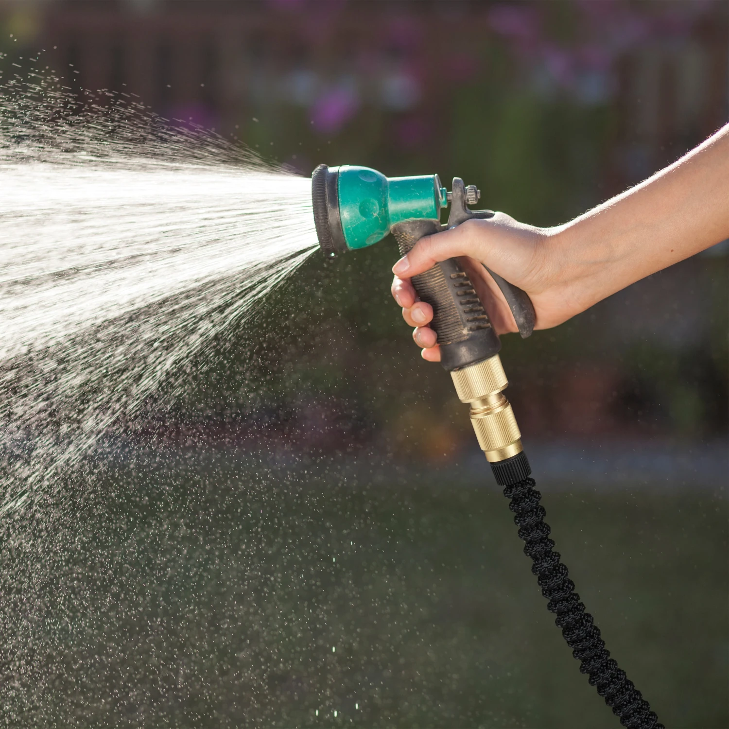 Gartenschlauch In Schwarz - 15 M 5 Gartenschlauch In Schwarz - 15 M – Bild 3