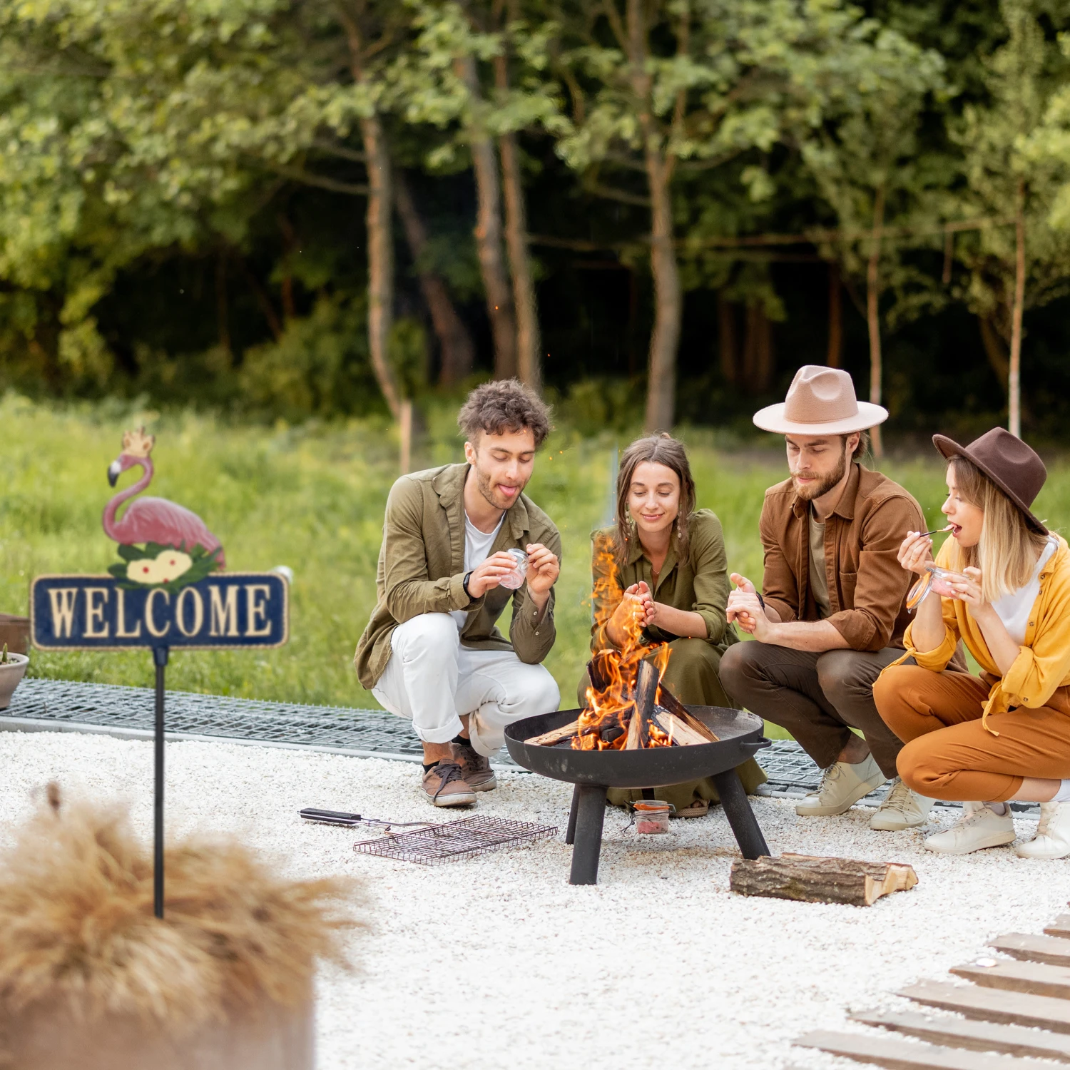 Gartenstecker "Welcome" In Bunt - (B)26,5 X (H)92 Cm 5 Gartenstecker "Welcome" In Bunt - (B)26,5 X (H)92 Cm – Bild 3