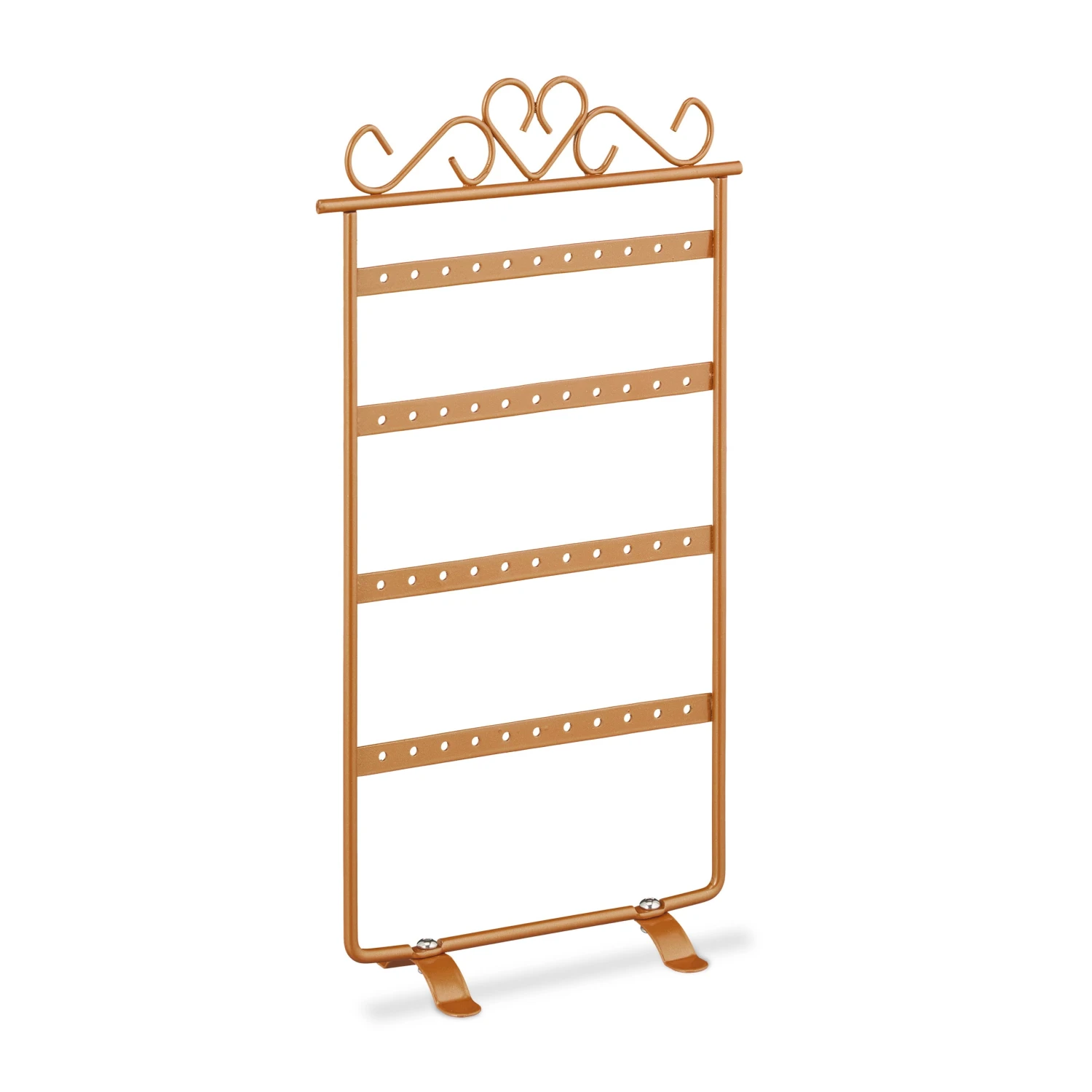 Ohrringhalter In Bronze - (B)16,5 X (H)30,5 X (T)6,5 Cm 3 Ohrringhalter In Bronze - (B)16,5 X (H)30,5 X (T)6,5 Cm