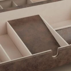 Schmuckkästchen In Braun - (B)34 X (H)13 X (T)31 Cm -Heimdekoration relaxdays schmuckkastchen in braun b 34 x h 13 x t 31 cm 6