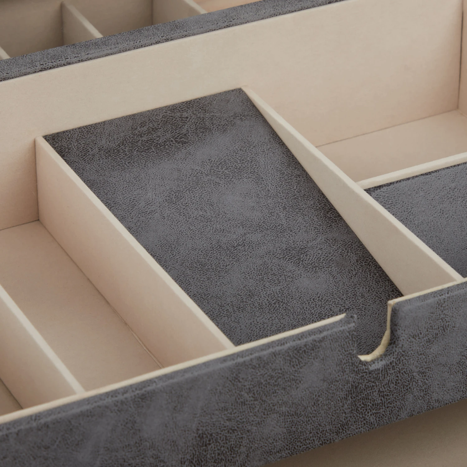 Schmuckkästchen In Grau - (B)34 X (H)13 X (T)31 Cm 9 Schmuckkästchen In Grau - (B)34 X (H)13 X (T)31 Cm – Bild 7
