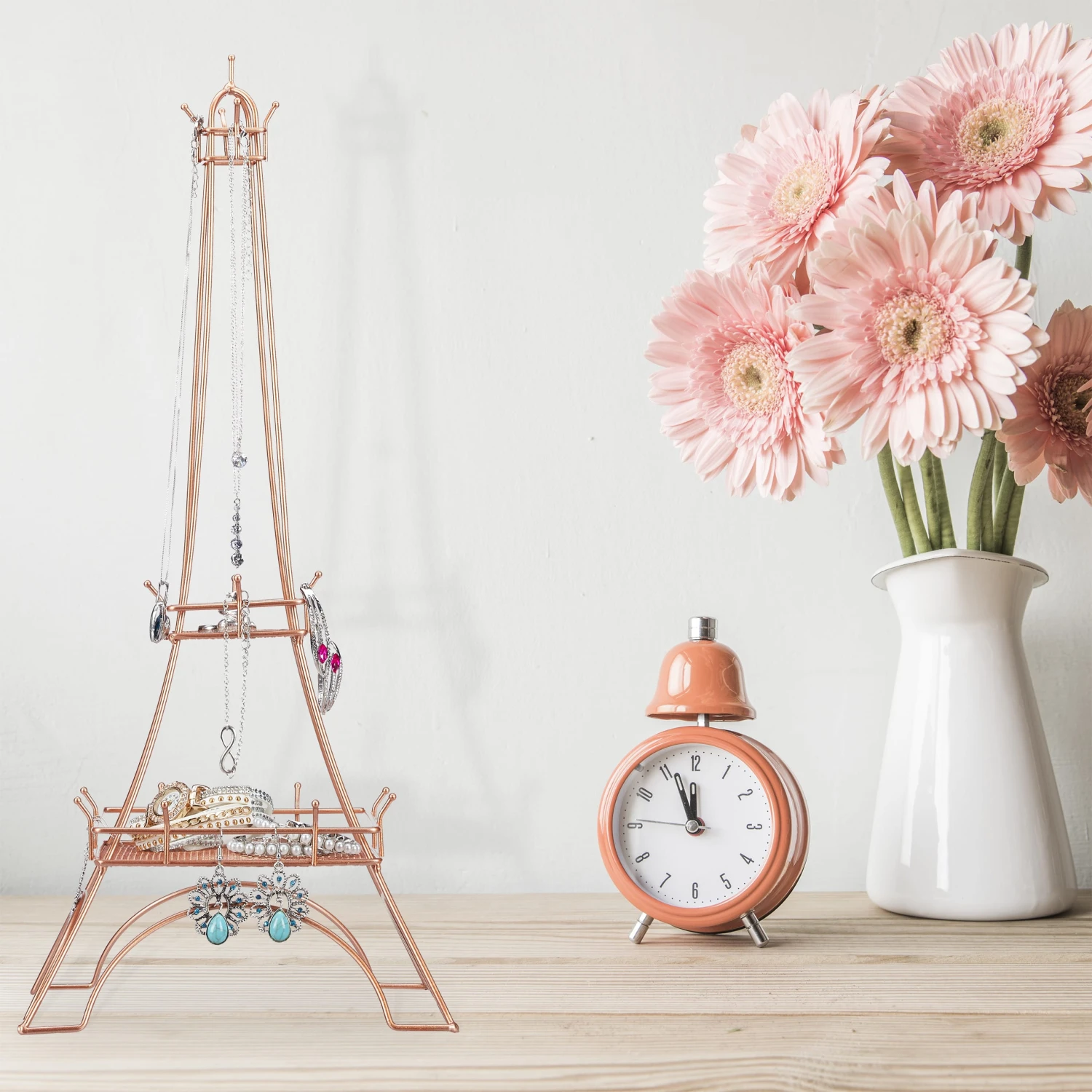 Schmuckständer "Eiffelturm" In Roségold - (H)47 Cm 4 Schmuckständer "Eiffelturm" In Roségold - (H)47 Cm – Bild 2