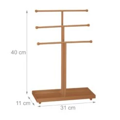 Schmuckständer In Bronze - (B)31 X (H)40 X (T)11 Cm -Heimdekoration relaxdays schmuckstander in bronze b 31 x h 40 x t 11 cm 3