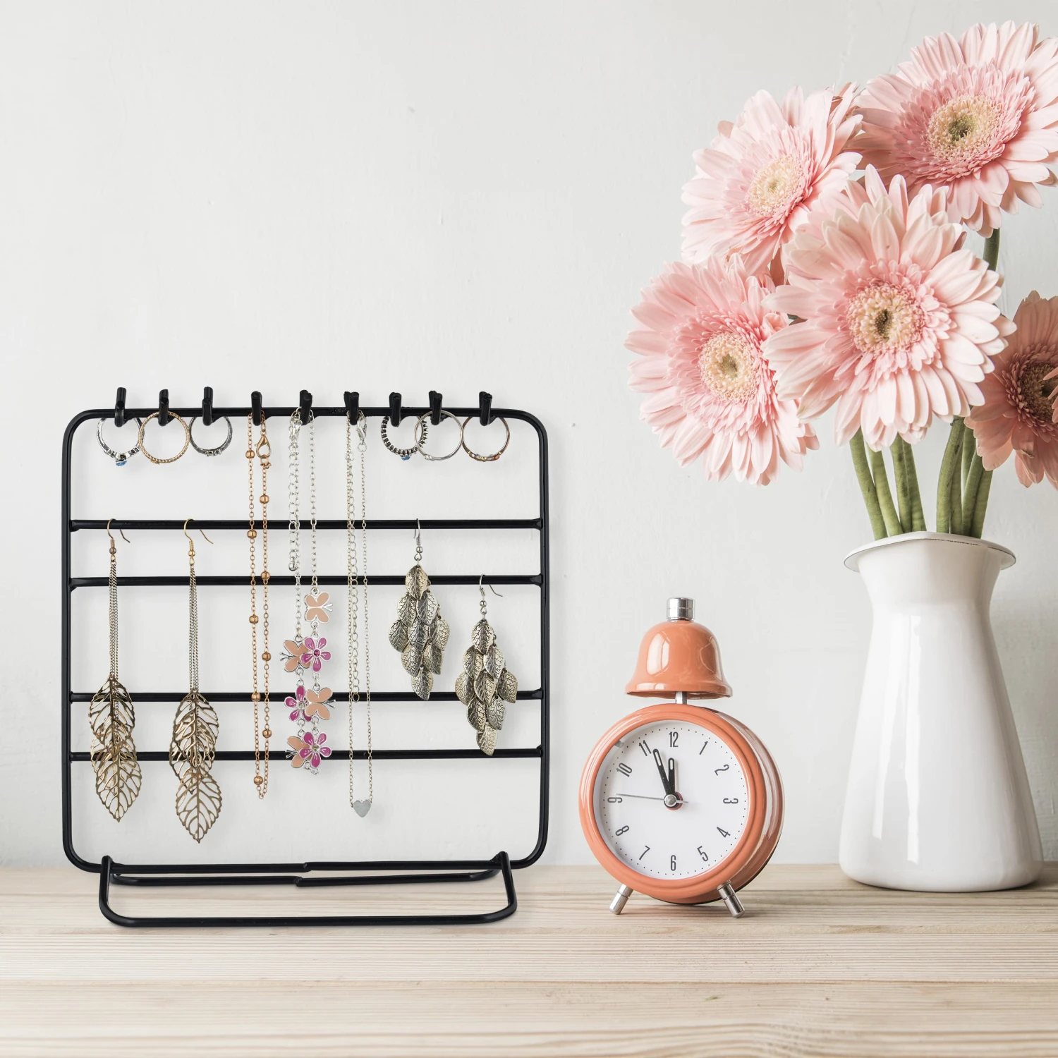 Schmuckständer In Schwarz - (B)20x (H)21 X (T)10 Cm 4 Schmuckständer In Schwarz - (B)20x (H)21 X (T)10 Cm – Bild 2