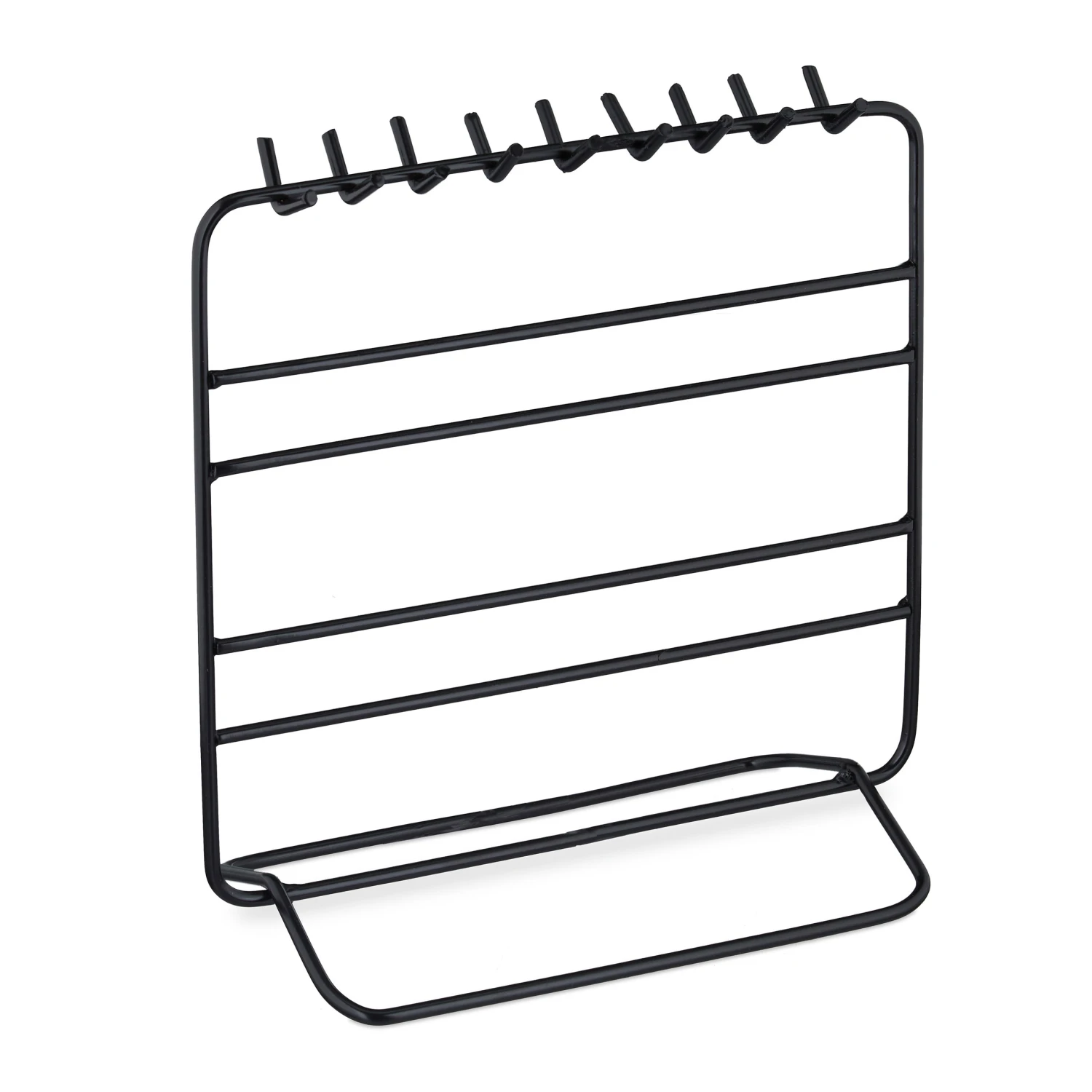 Schmuckständer In Schwarz - (B)20x (H)21 X (T)10 Cm 3 Schmuckständer In Schwarz - (B)20x (H)21 X (T)10 Cm