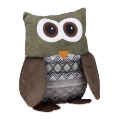 Türstopper Eule In Braun - (B)14x (H)24 X (T)14 Cm