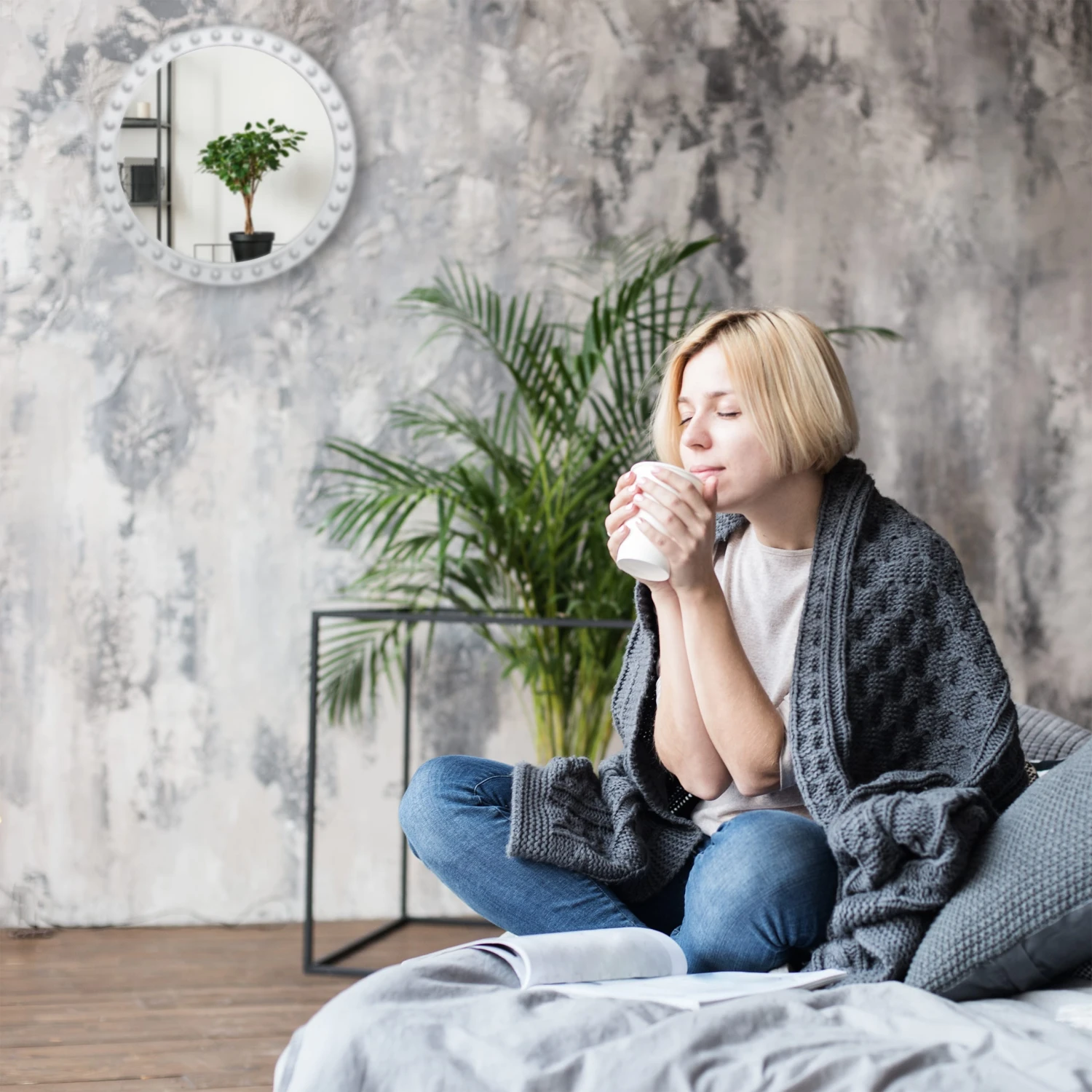 Wandspiegel In Silber - Ø 50,5 Cm 4 Wandspiegel In Silber - Ø 50,5 Cm – Bild 2