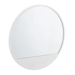 Wandspiegel In Weiß - Ø 61 Cm