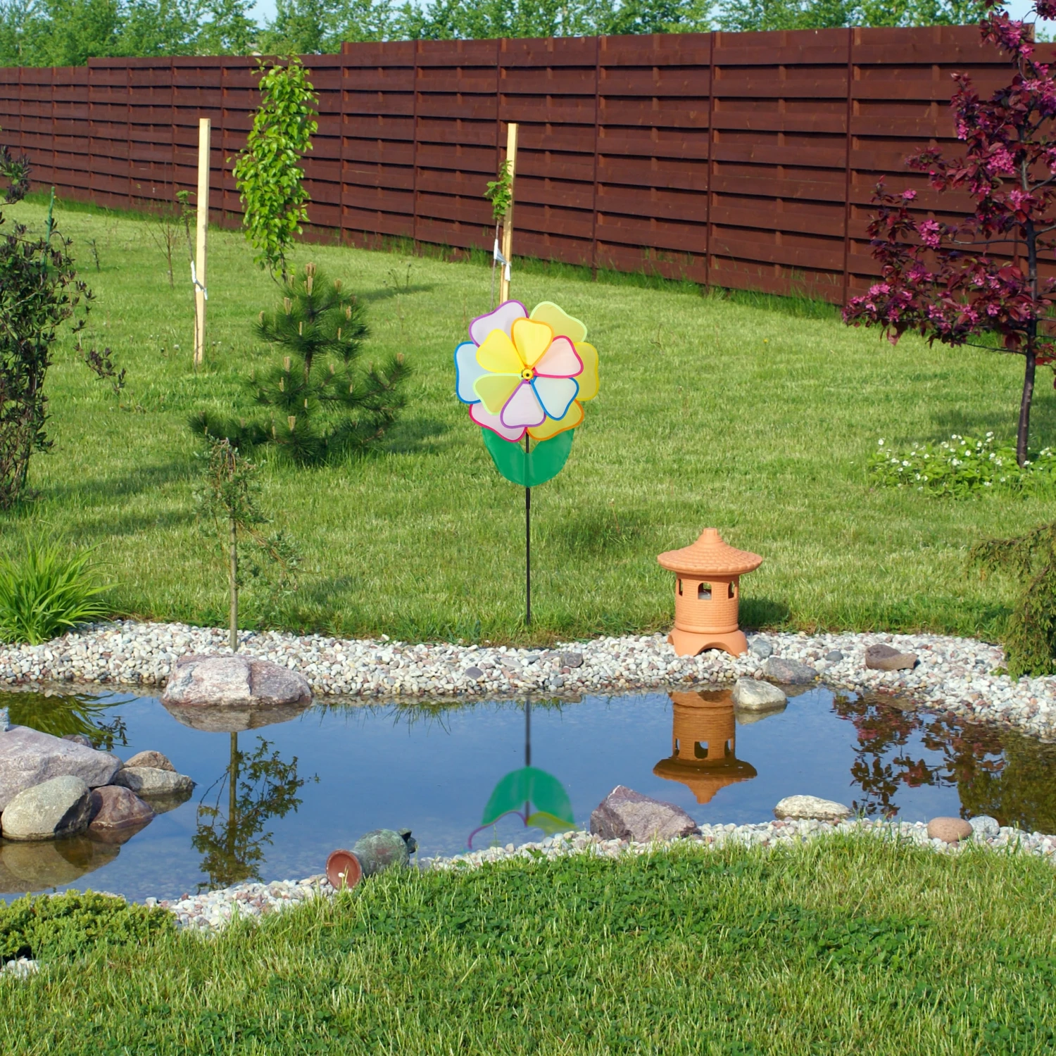 Windrad In Bunt - (B)36 X (H)85 X (T)10 Cm 4 Windrad In Bunt - (B)36 X (H)85 X (T)10 Cm – Bild 2