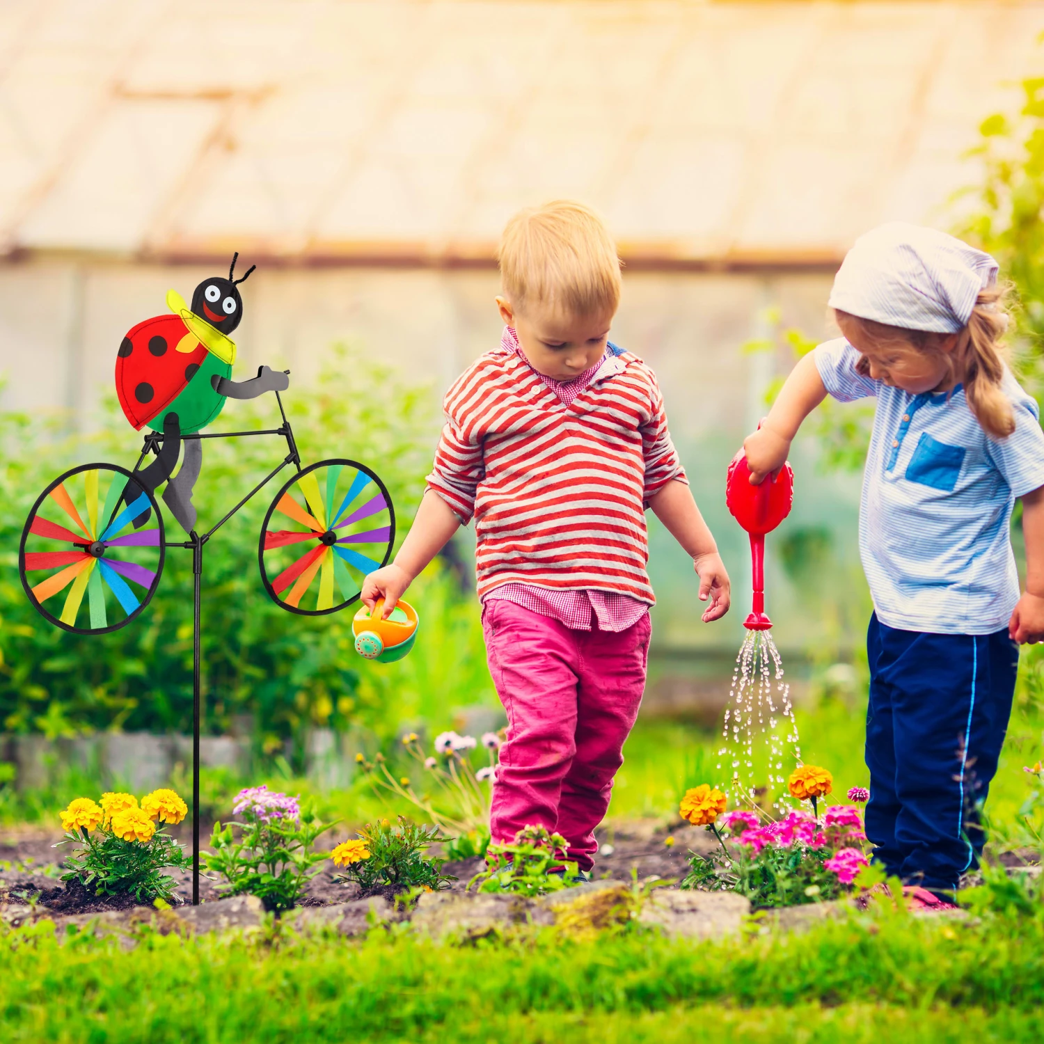 Windrad Marienkäfer In Bunt 4 Windrad Marienkäfer In Bunt – Bild 2