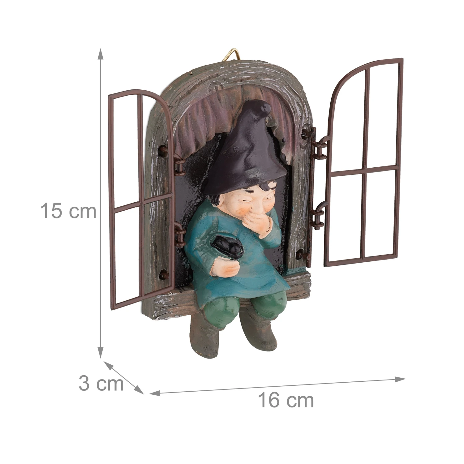 Zwerg Mit Fenster In Bunt 6 Zwerg Mit Fenster In Bunt – Bild 4