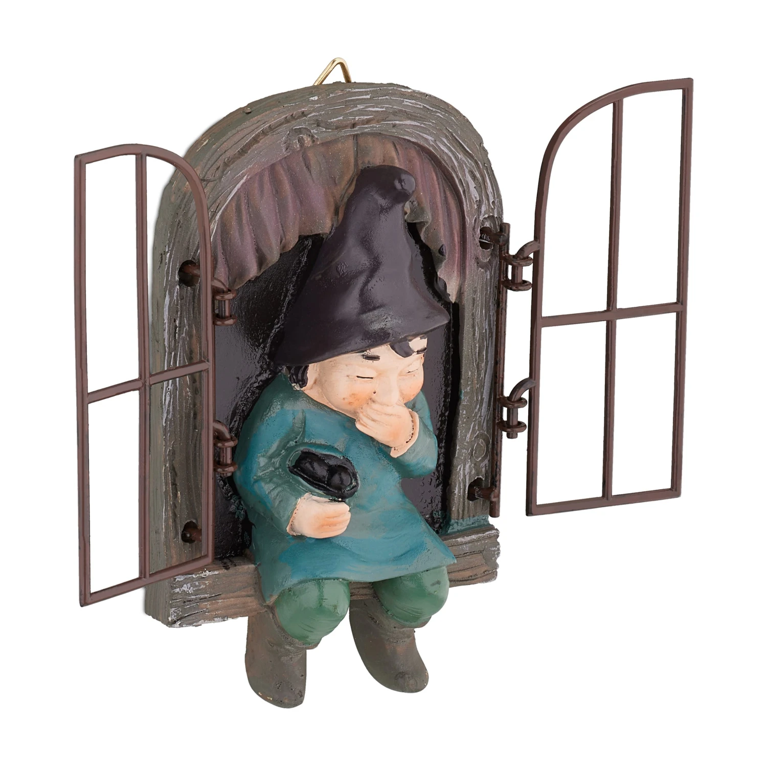 Zwerg Mit Fenster In Bunt 3 Zwerg Mit Fenster In Bunt