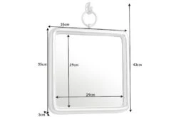 Wandspiegel PORTRAIT In Silber - 35 X 43 X 3cm 18 Wandspiegel PORTRAIT In Silber - 35 X 43 X 3cm -Heimdekoration riess ambiente de wandspiegel portrait in silber 35 x 43 x 3cm 7