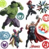 Wandsticker Classic Avengers 1 Wandsticker Classic Avengers -Heimdekoration room mates wandsticker classic avengers