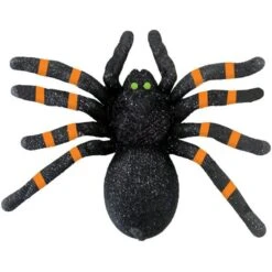 Halloween Dekospinne In Schwarz XL - 21cm