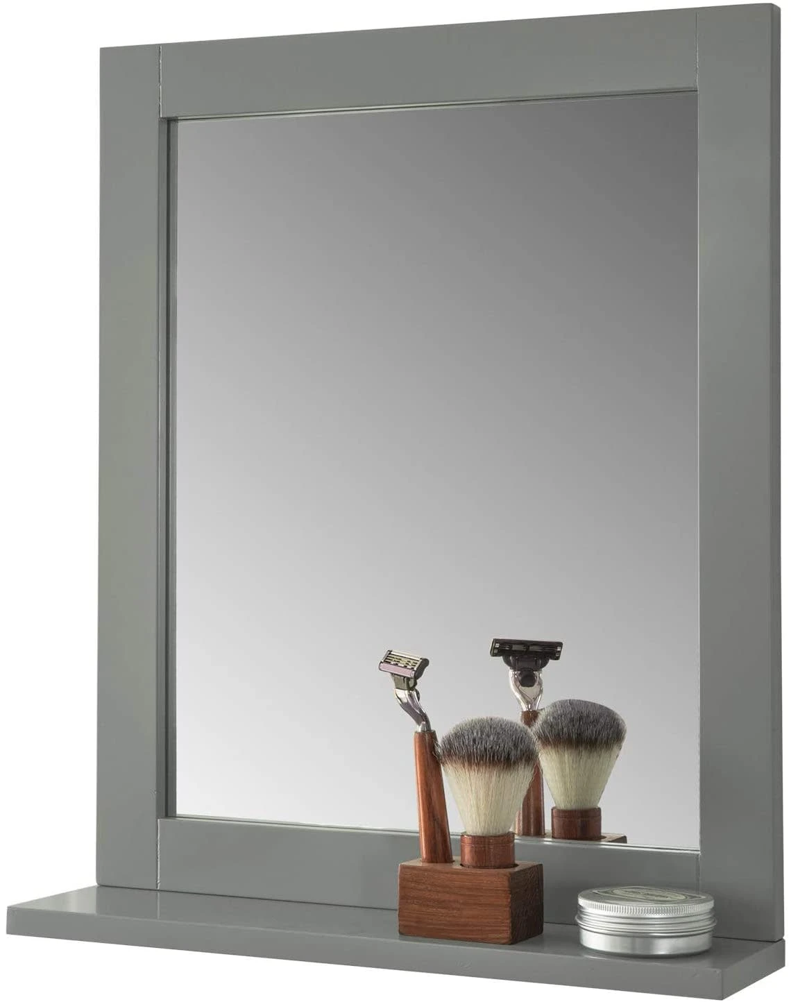 Wandspiegel In Grau - (B)40 X (H)50 X (T)10cm 3 Wandspiegel In Grau - (B)40 X (H)50 X (T)10cm